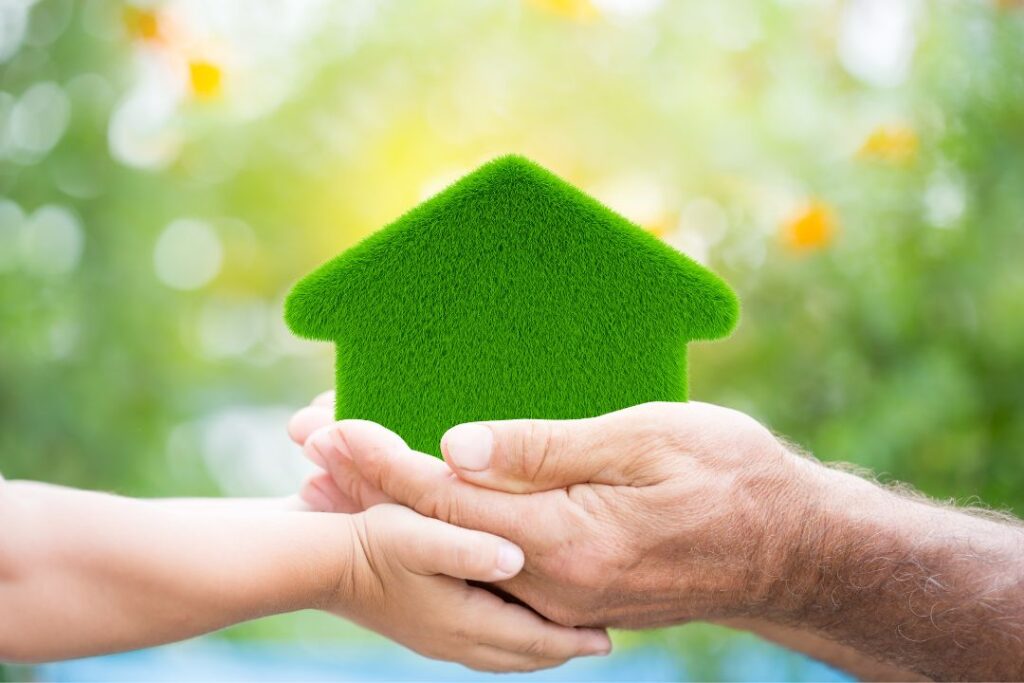Green home cleaning helps others